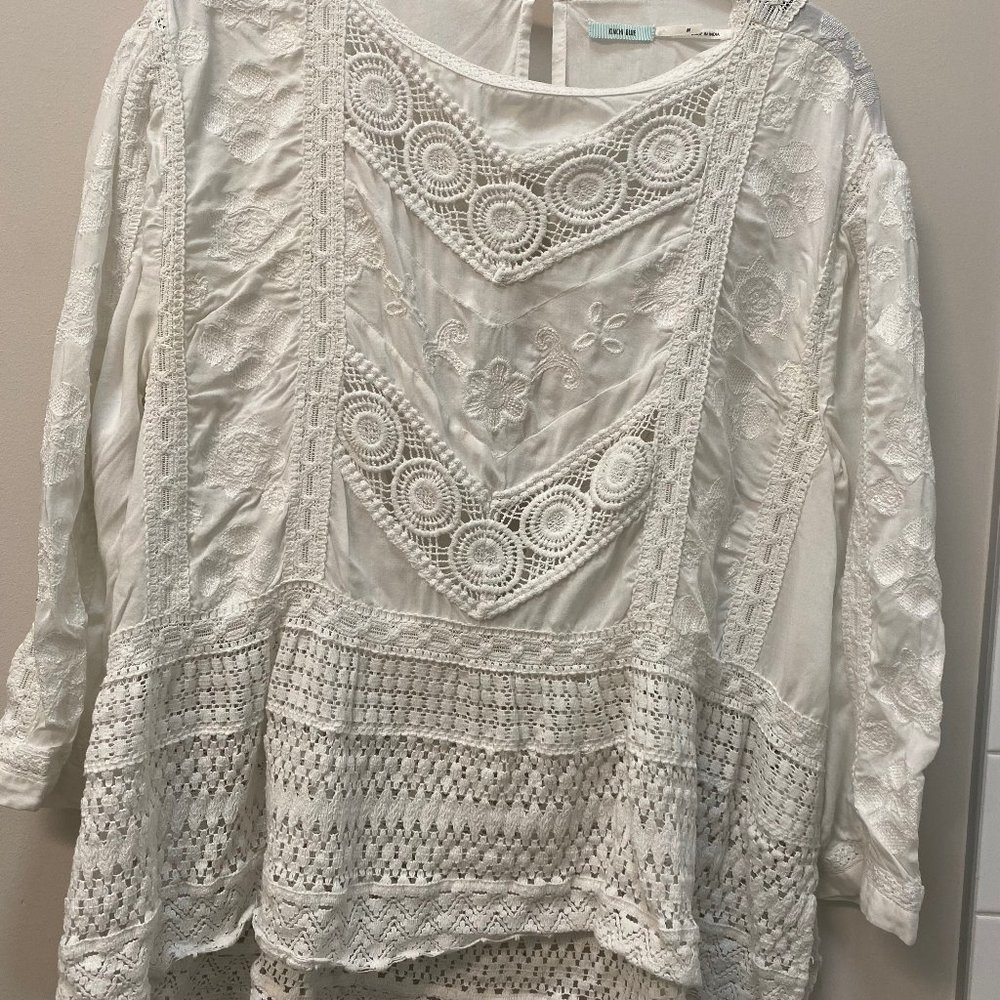 Urban Outfitters Kimchi Blue Linen Blouse